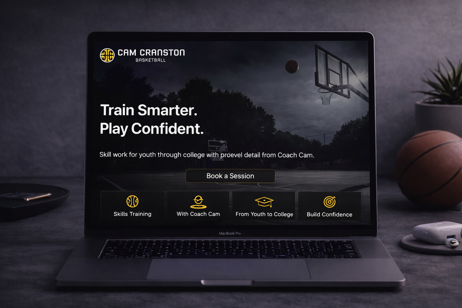 Cam Cranston Basketball